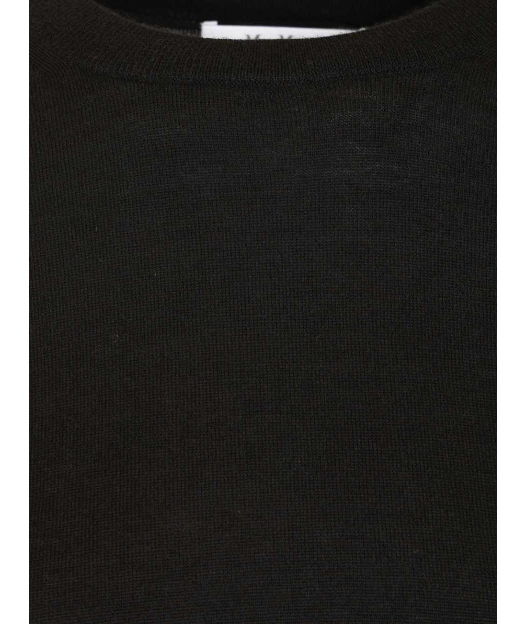 MAX MARA Черный кашемировый джемпер / свитер, фото 4