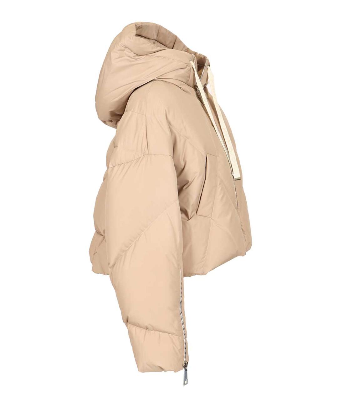 KHRISJOY Бежевый полиэстеровый пуховик, фото 3
