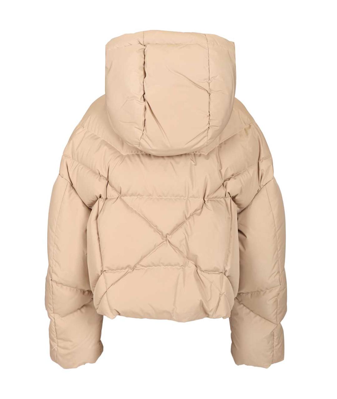 KHRISJOY Бежевый полиэстеровый пуховик, фото 2