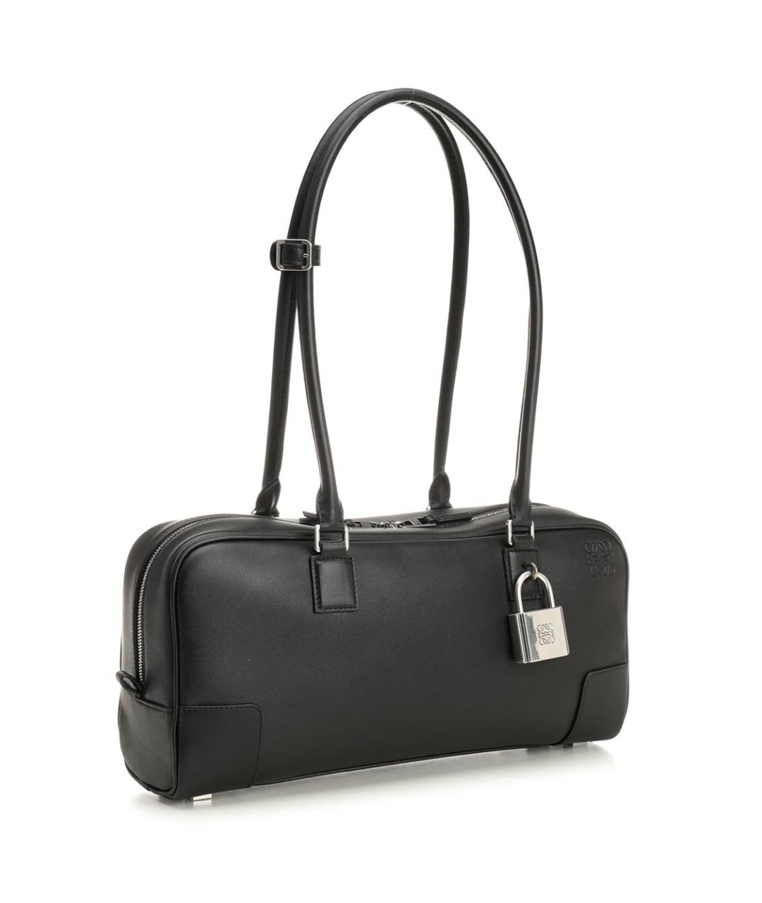 LOEWE Черная кожаная сумка через плечо, фото 2