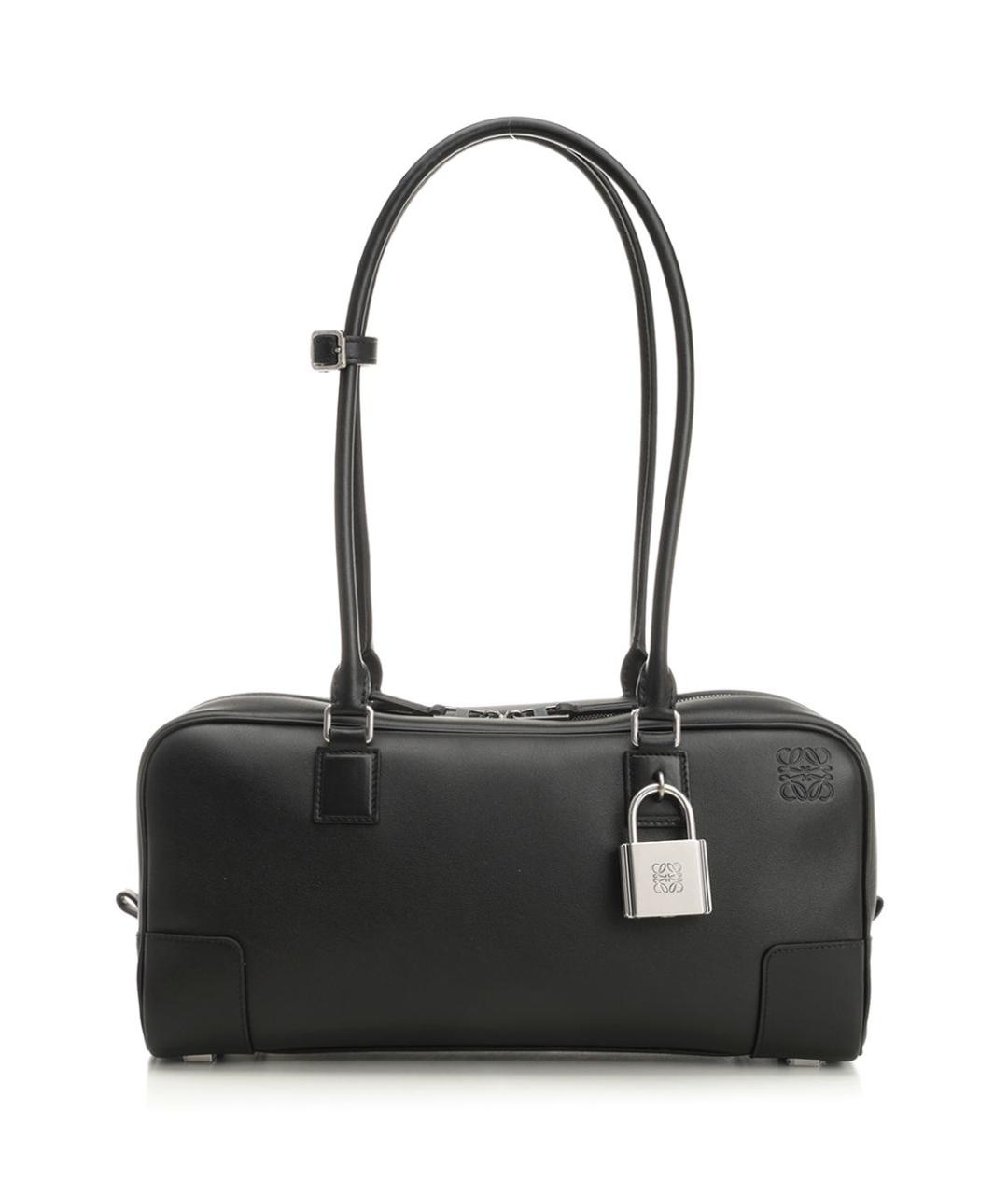 LOEWE Черная кожаная сумка через плечо, фото 1