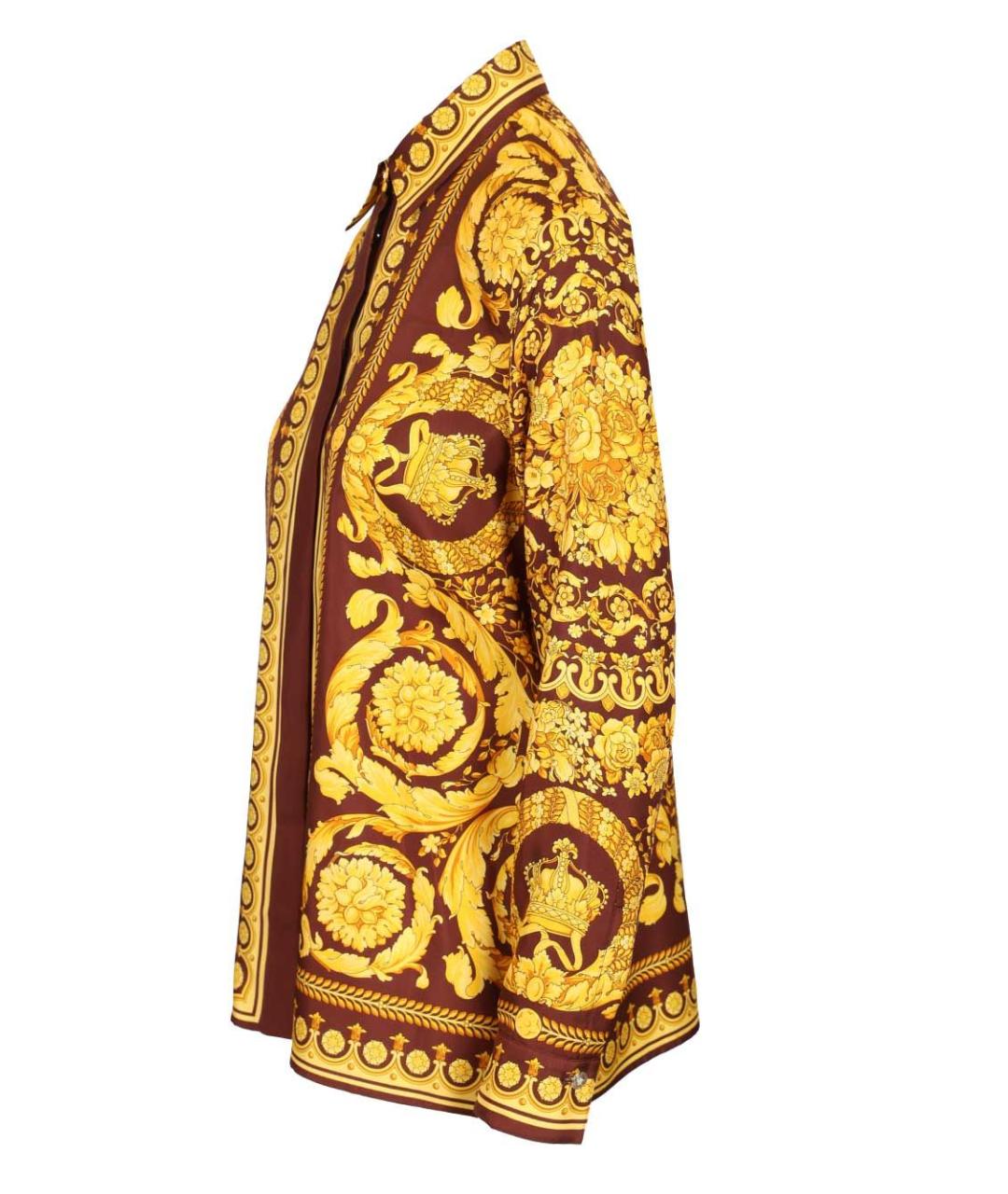 VERSACE Мульти шелковая рубашка, фото 3