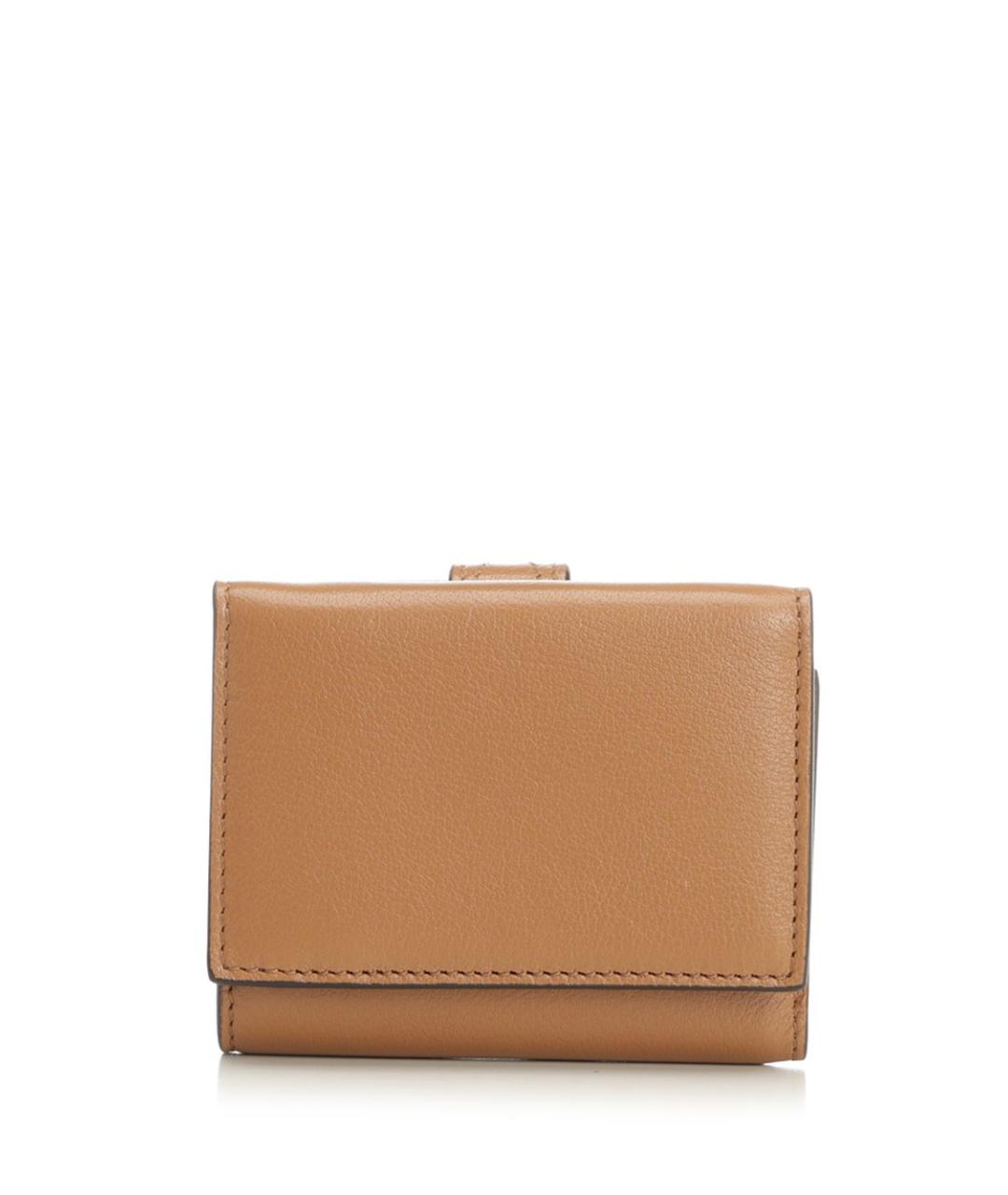 CHLOE Коричневый кожаный кошелек, фото 3