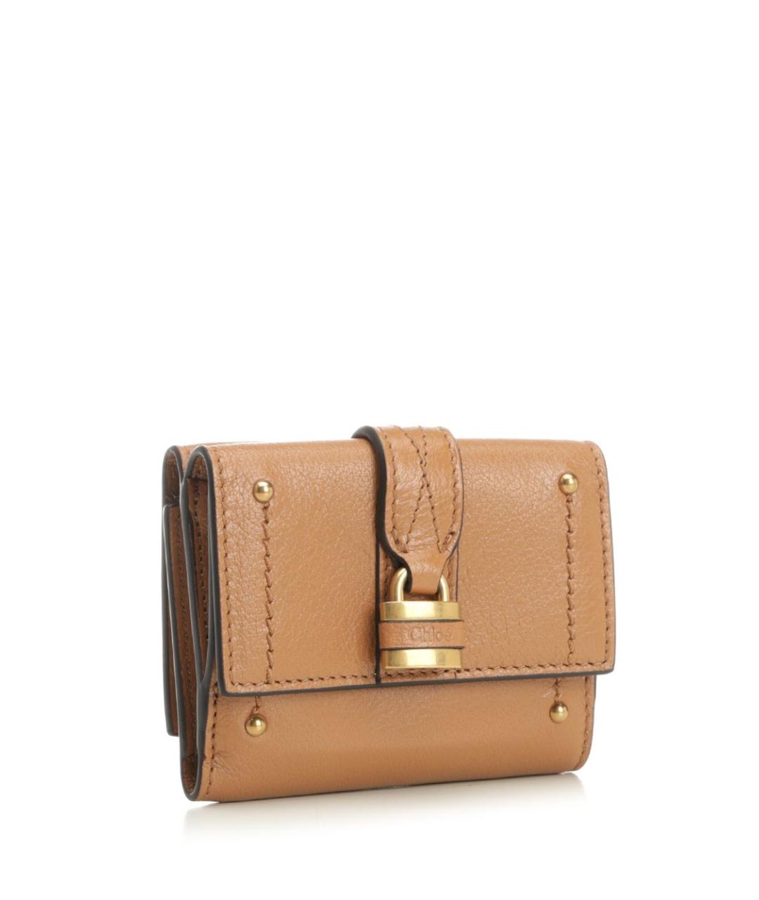 CHLOE Коричневый кожаный кошелек, фото 2