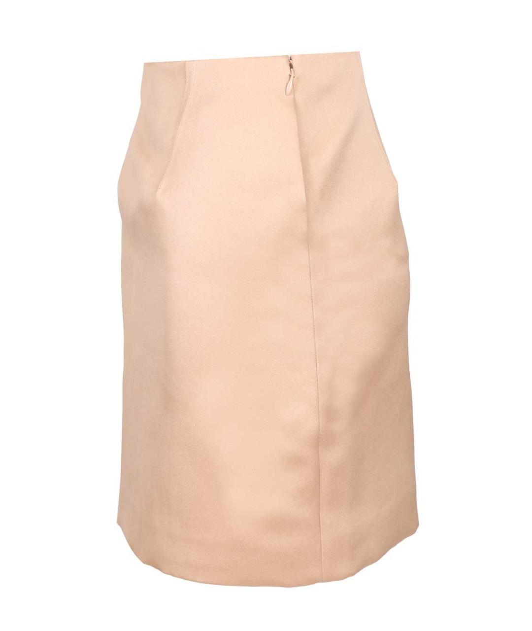 CHLOE Розовая полиэстеровая юбка миди, фото 3