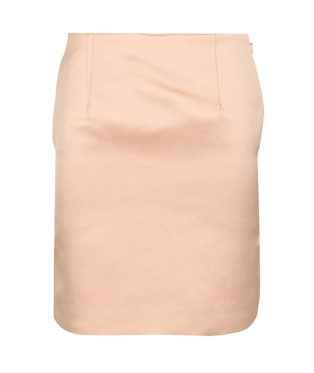 CHLOE Розовая полиэстеровая юбка миди, фото 1