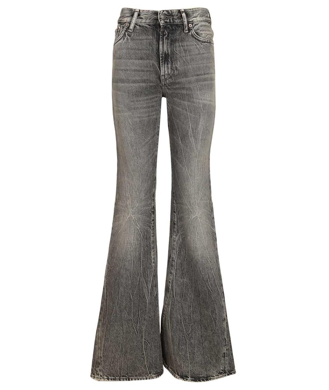 ACNE STUDIOS Синие хлопковые джинсы клеш, фото 1