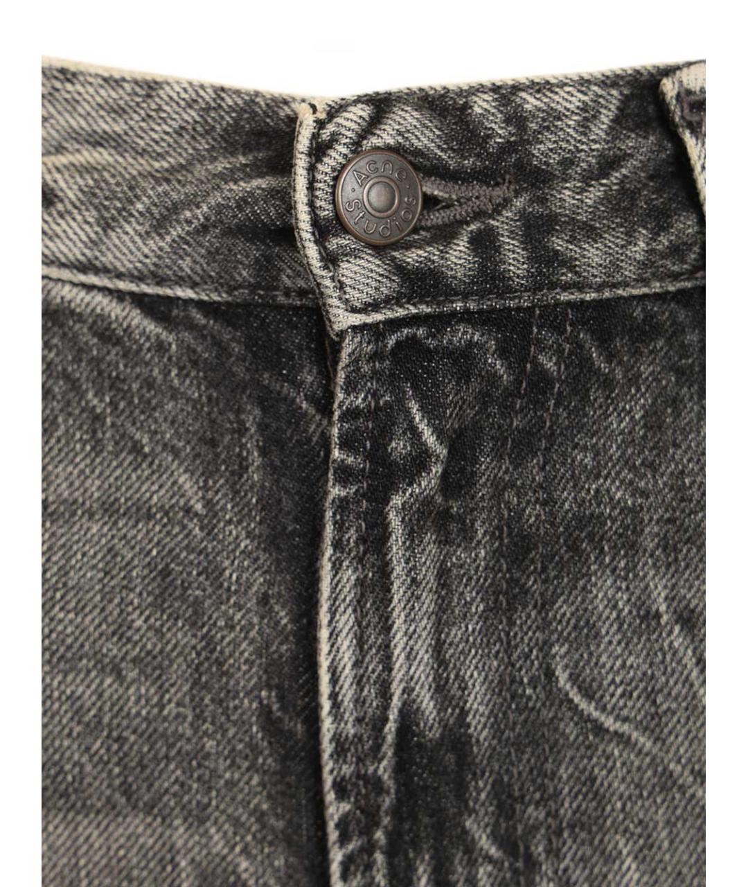 ACNE STUDIOS Синие хлопковые джинсы клеш, фото 4