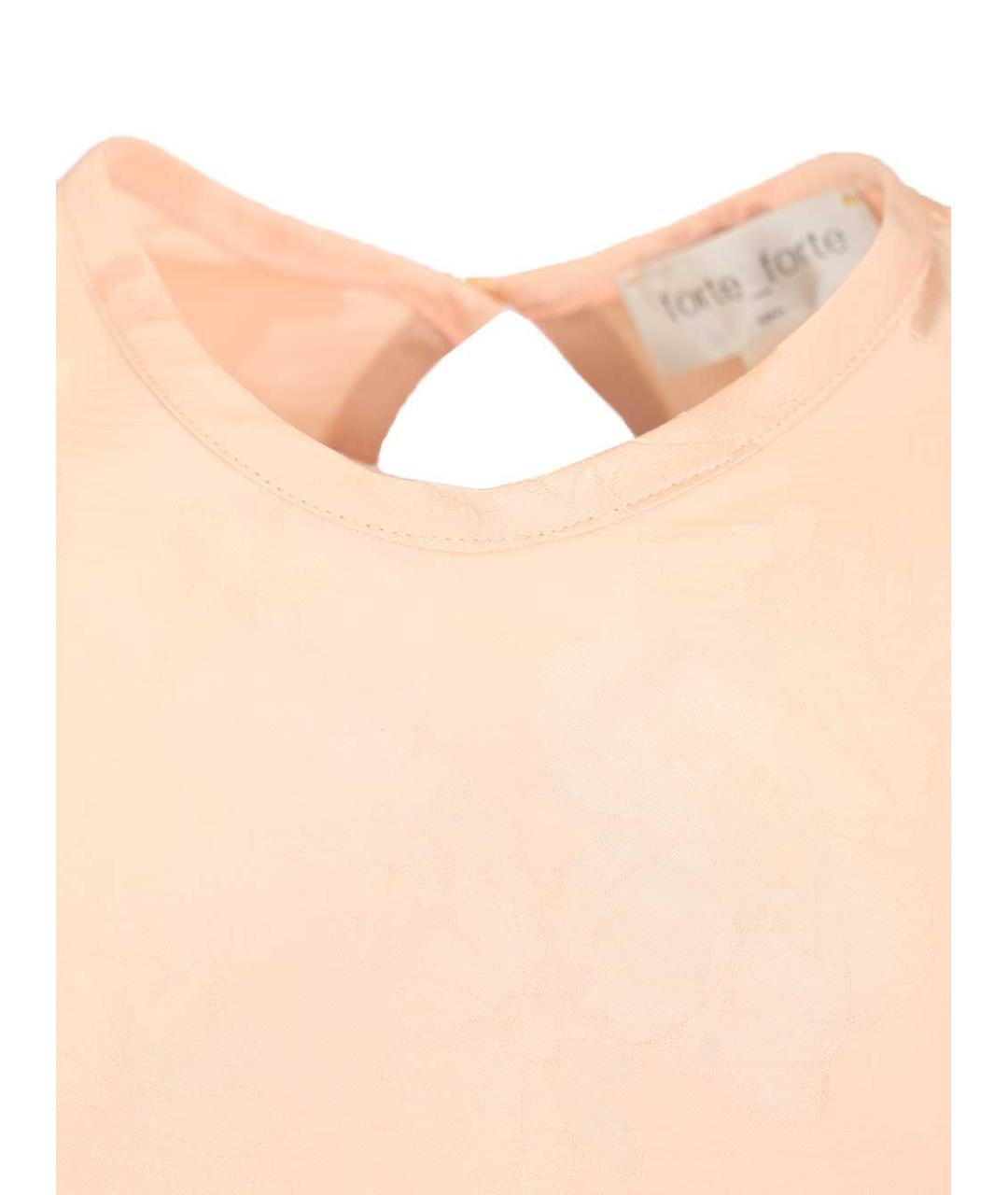 FORTE FORTE Розовое вискозное вечернее платье, фото 5