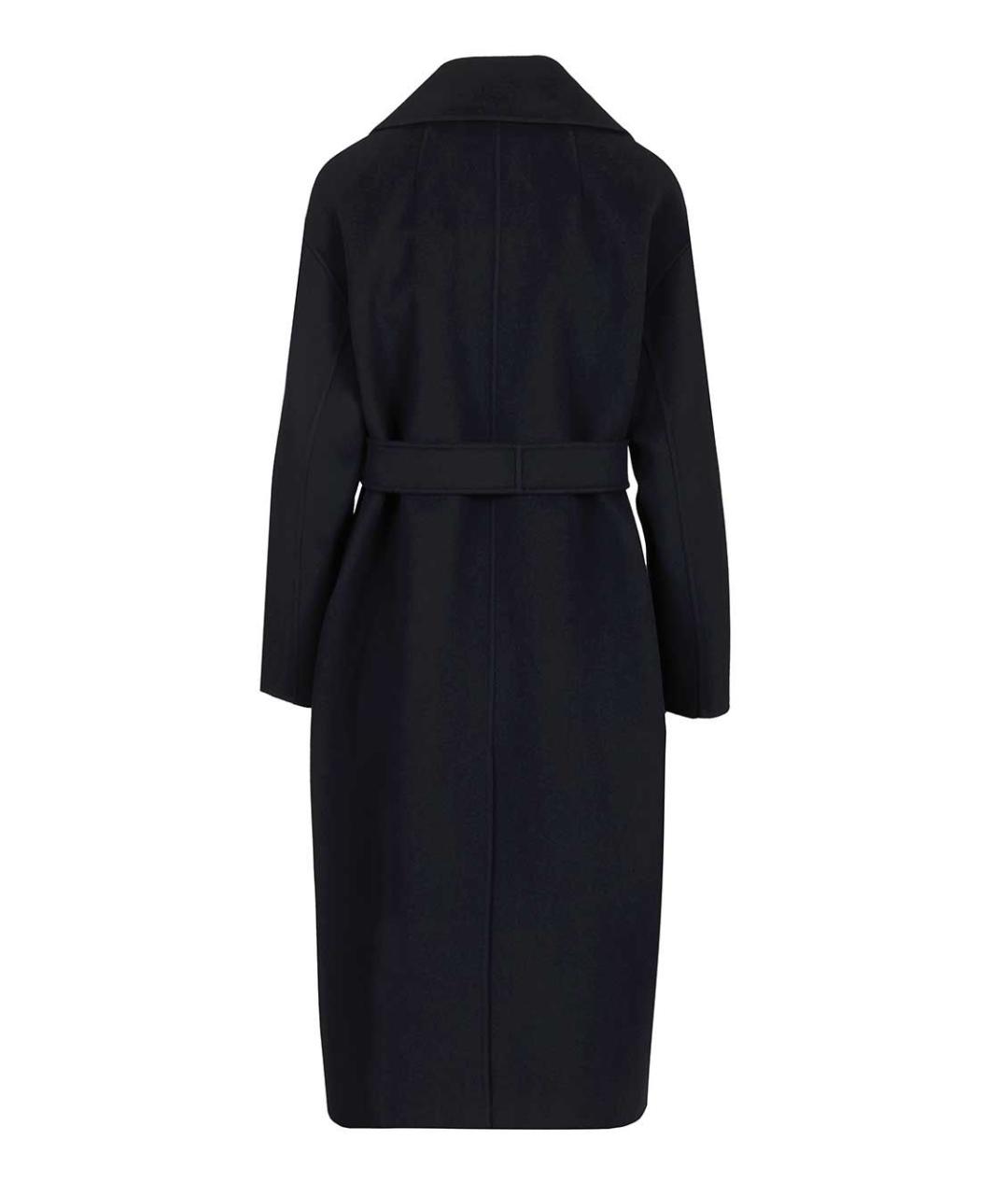 'S MAX MARA Темно-синее шерстяное пальто, фото 2