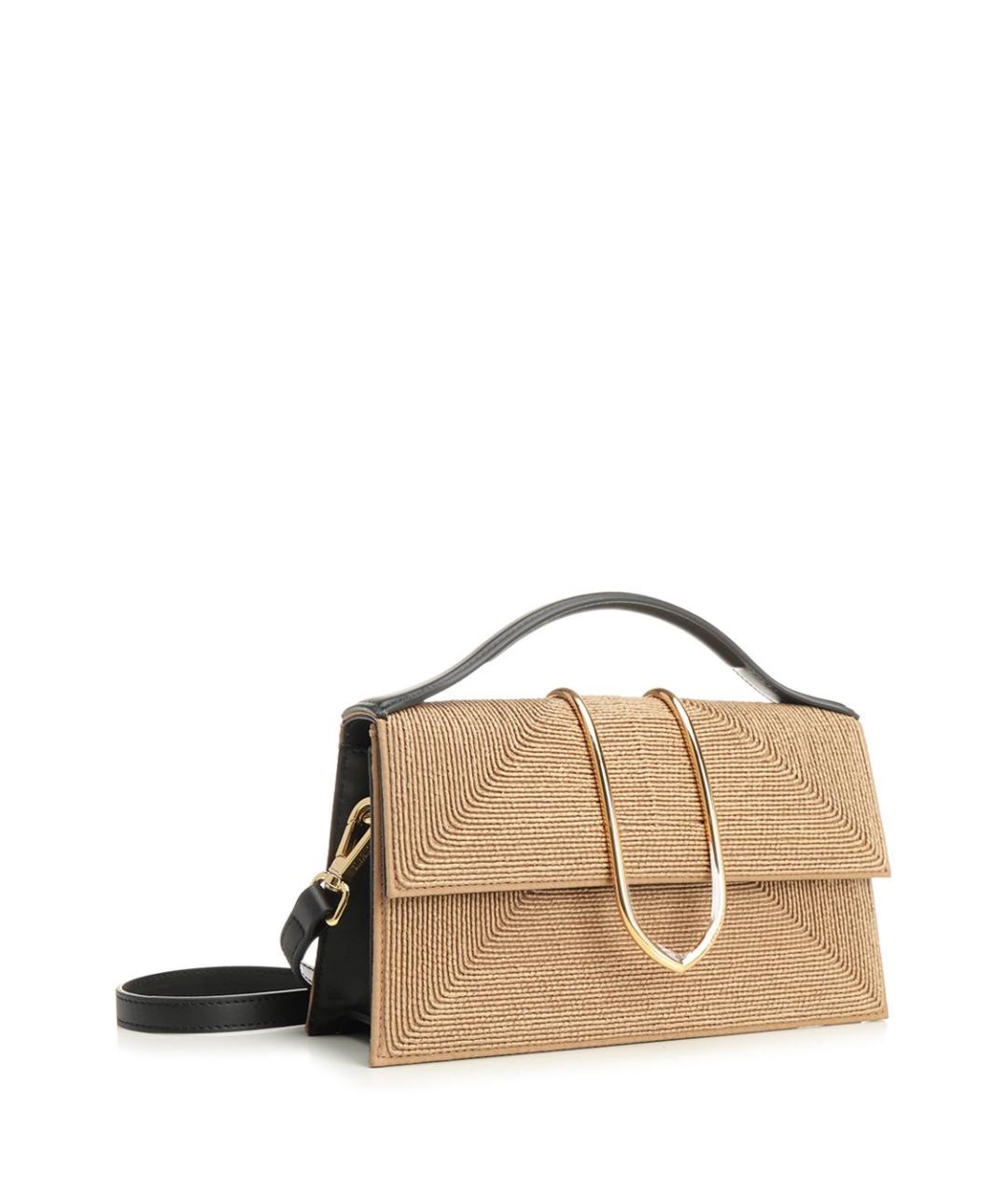 JACQUEMUS Бежевая сумка с короткими ручками, фото 2