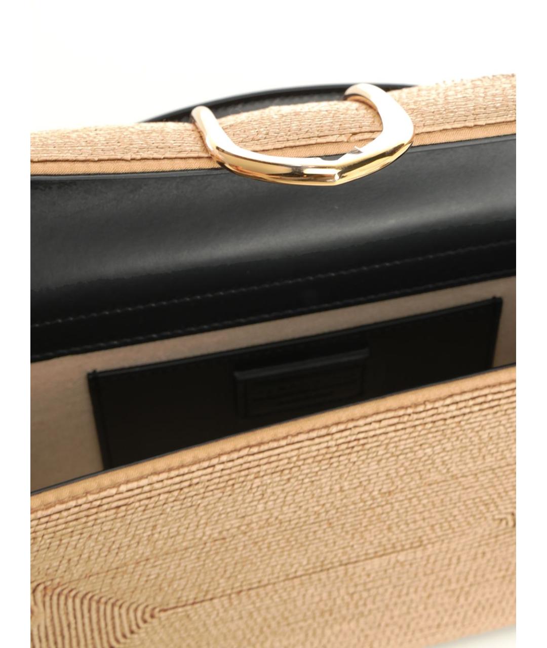 JACQUEMUS Бежевая сумка с короткими ручками, фото 4