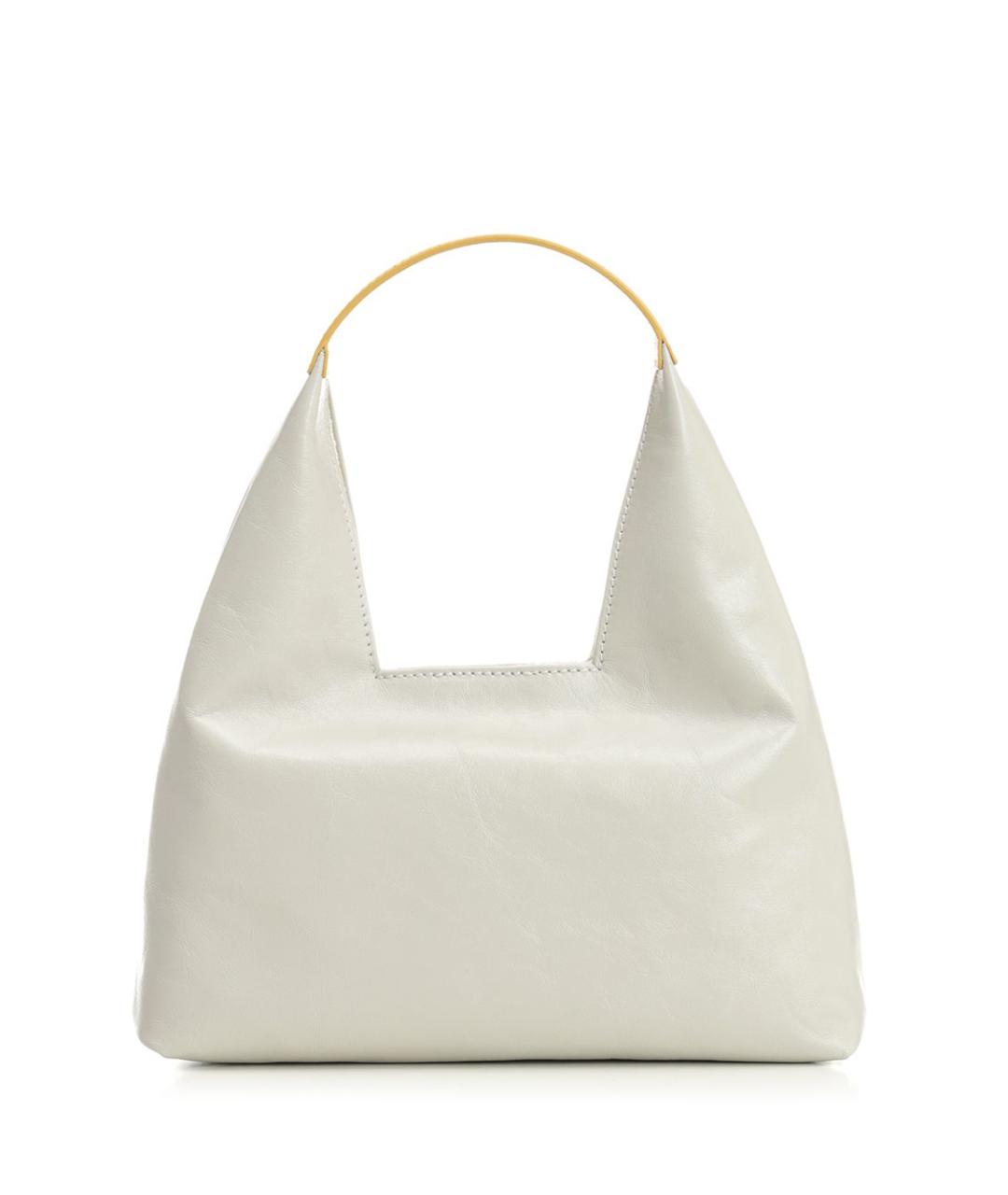 MARNI Белая кожаная сумка через плечо, фото 3