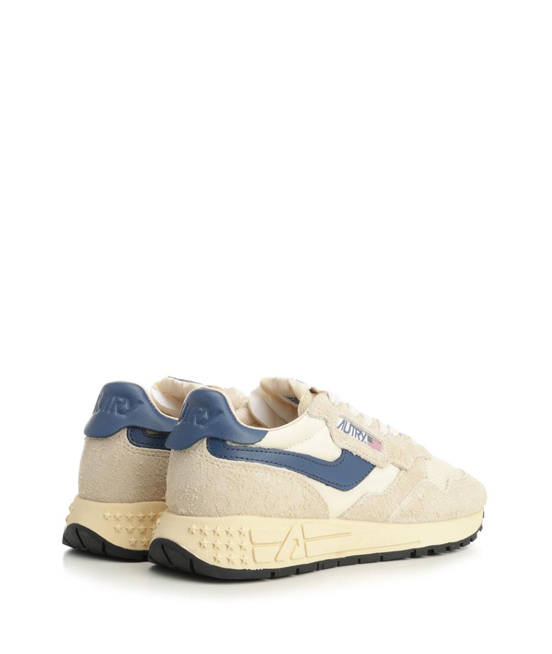 AUTRY Бежевые текстильные кроссовки, фото 3