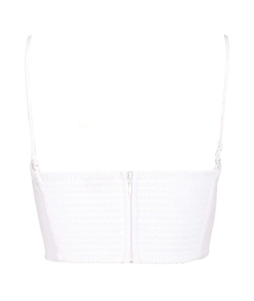 STAUD Белая хлопковая майка, фото 2