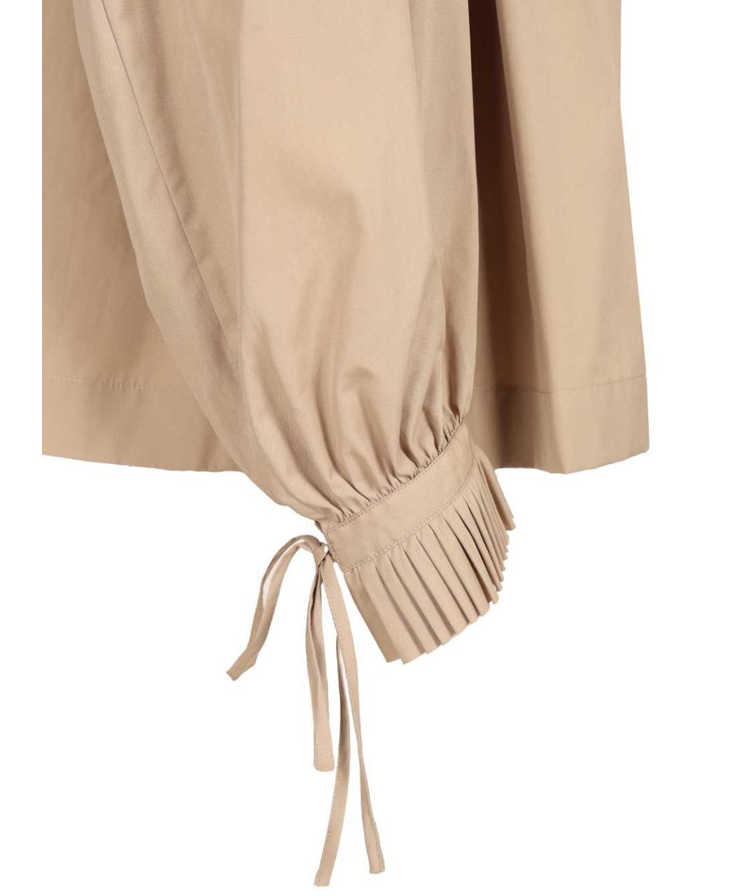 DRIES VAN NOTEN Бежевая хлопковая блузы, фото 5