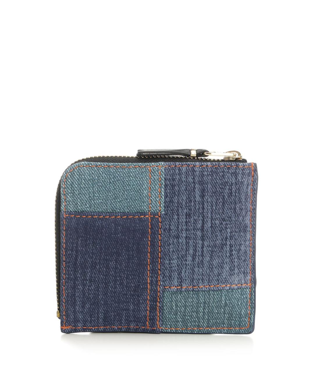 COMME DES GARÇONS WALLET Синий кожаный кошелек, фото 3