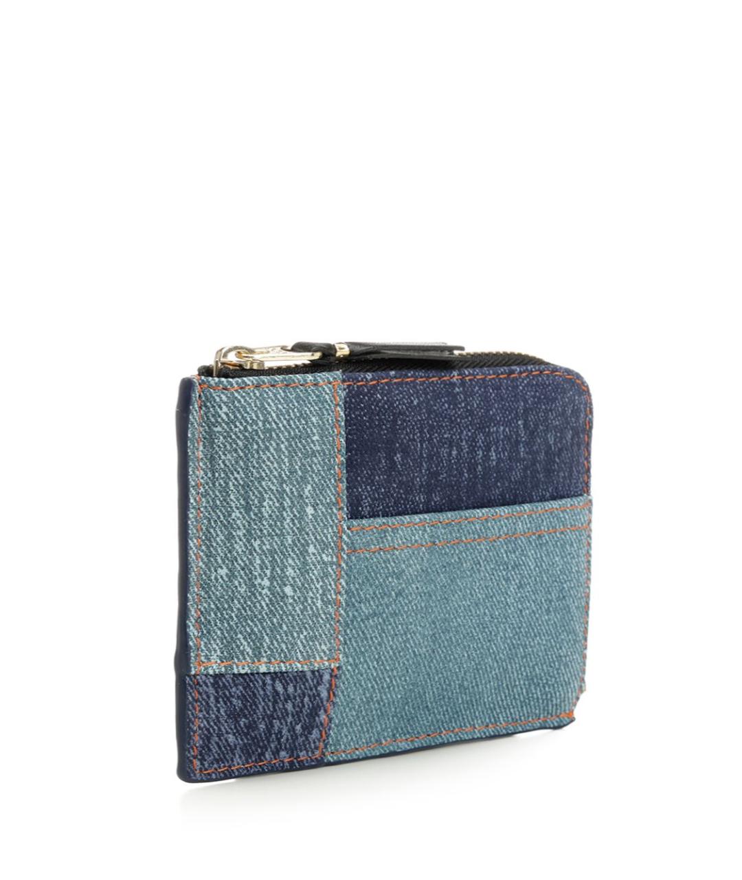 COMME DES GARÇONS WALLET Синий кожаный кошелек, фото 2