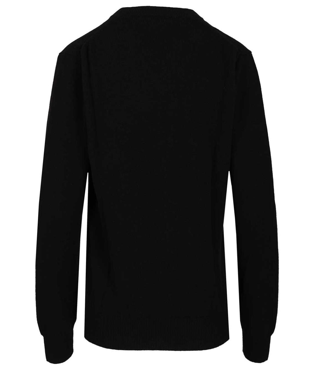 COMME DES GARÇONS PLAY Черный шерстяной джемпер / свитер, фото 2