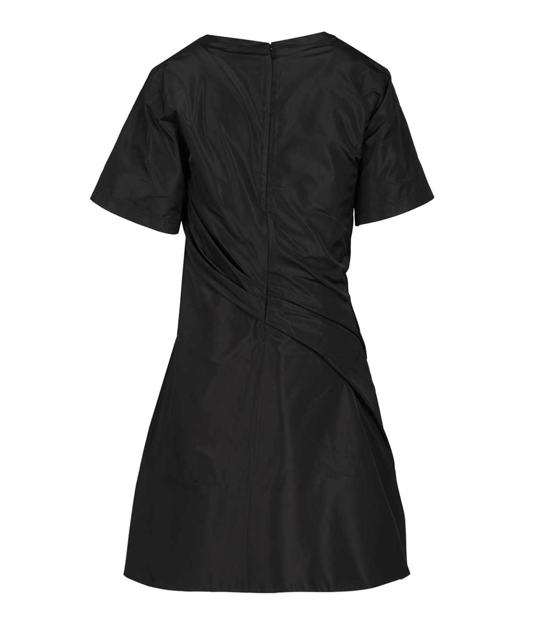 LOEWE Черное шелковое повседневное платье, фото 2