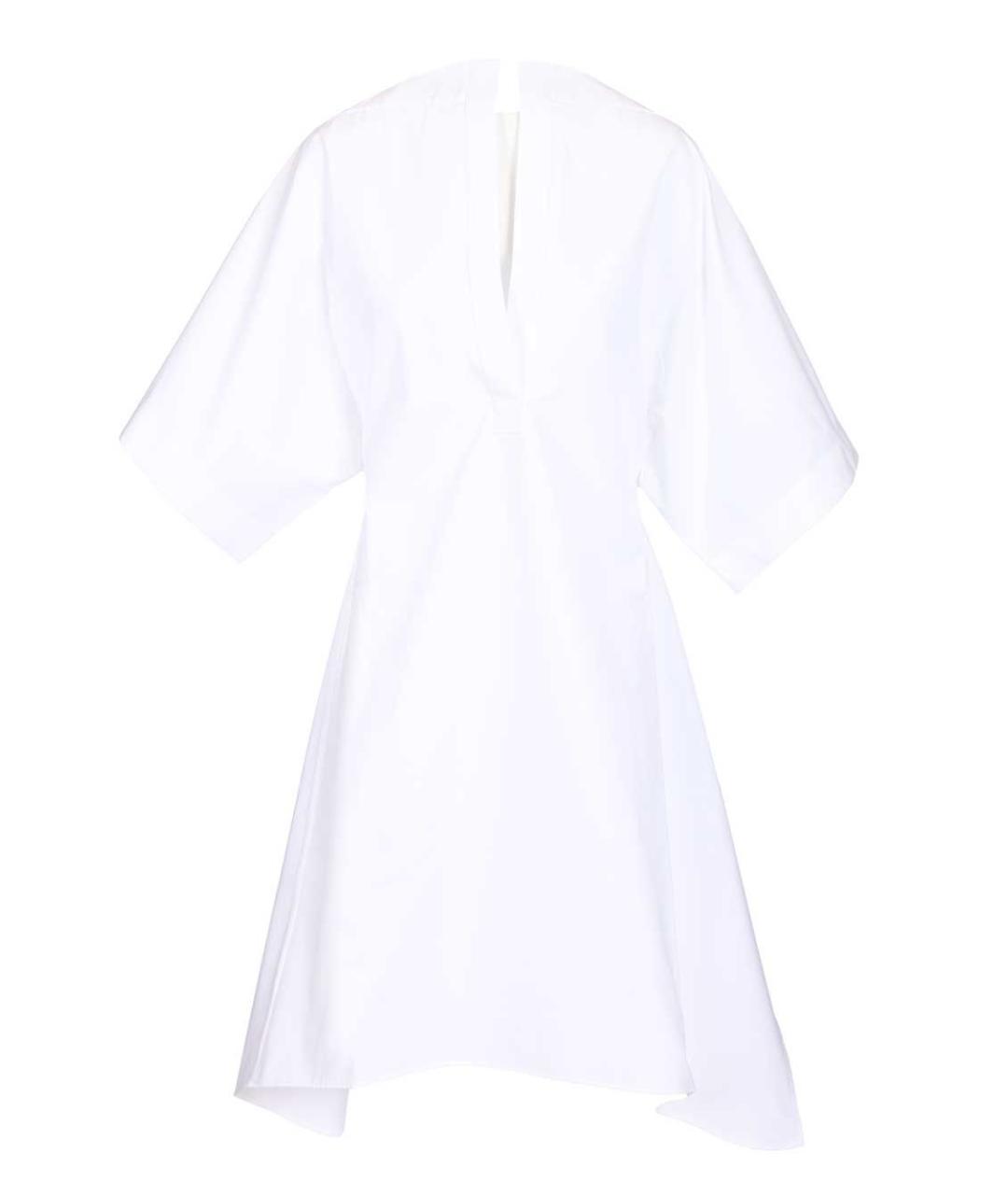 JACQUEMUS Белое хлопковое повседневное платье, фото 1