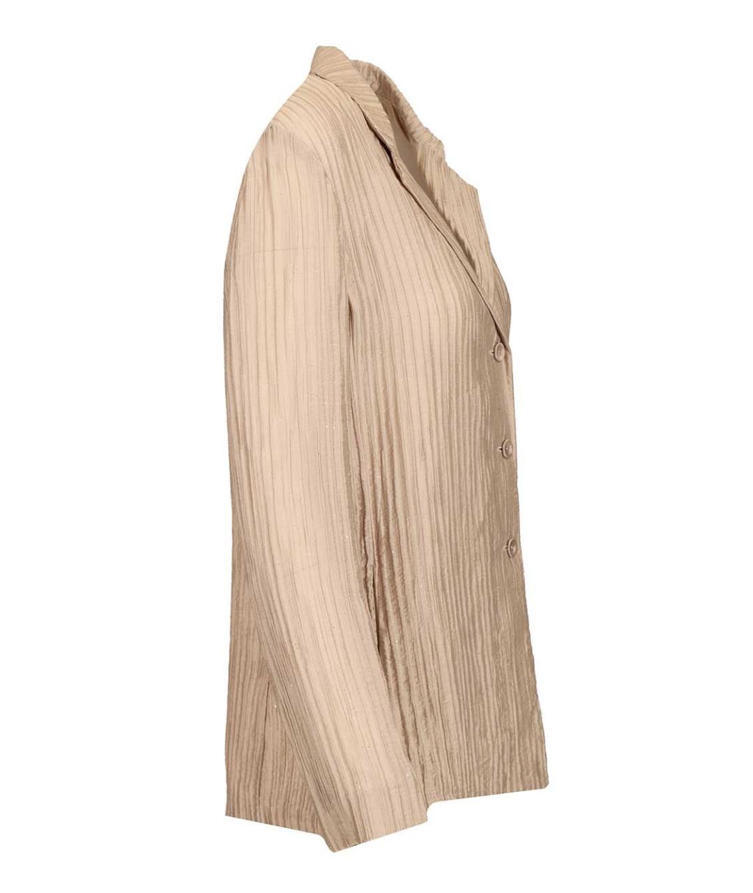 EMPORIO ARMANI Бежевый жакет/пиджак, фото 3