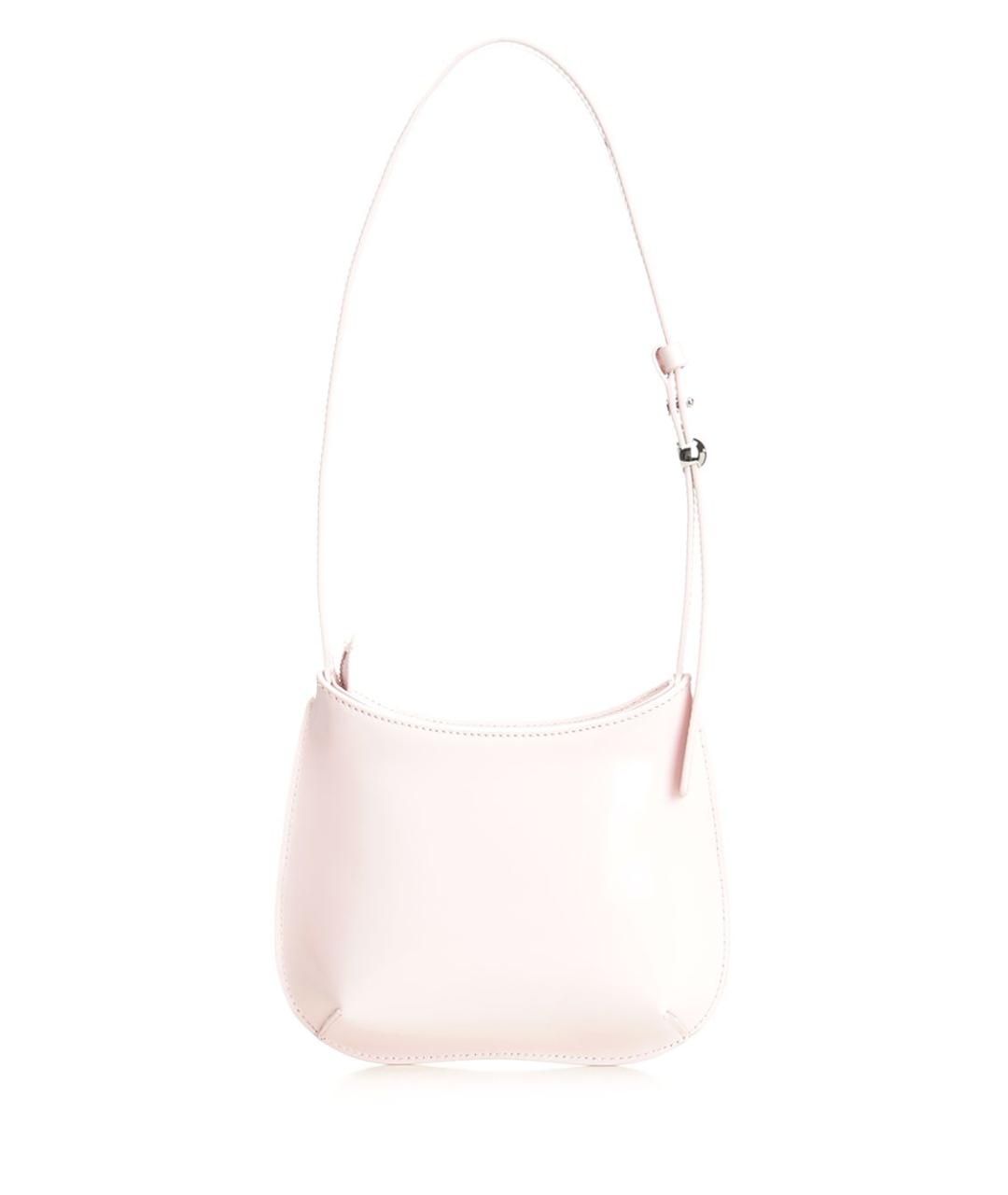 JACQUEMUS Розовая кожаная сумка через плечо, фото 3