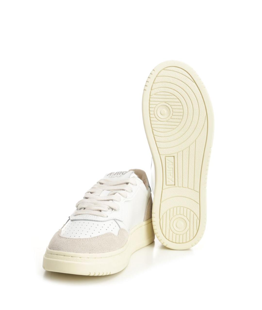 AUTRY Белые кожаные кроссовки, фото 5