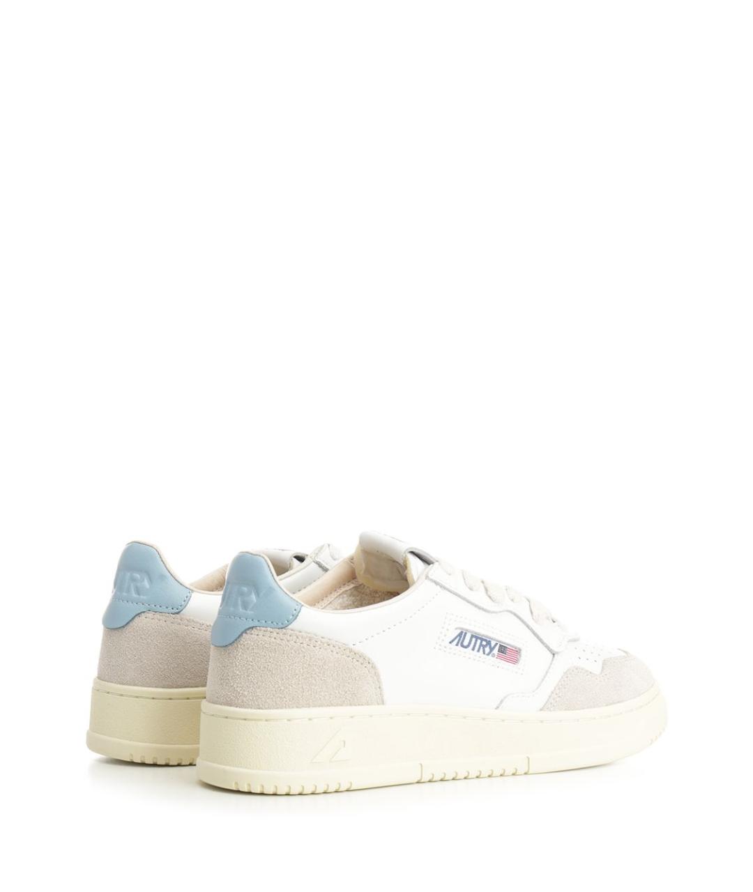 AUTRY Белые кожаные кроссовки, фото 3