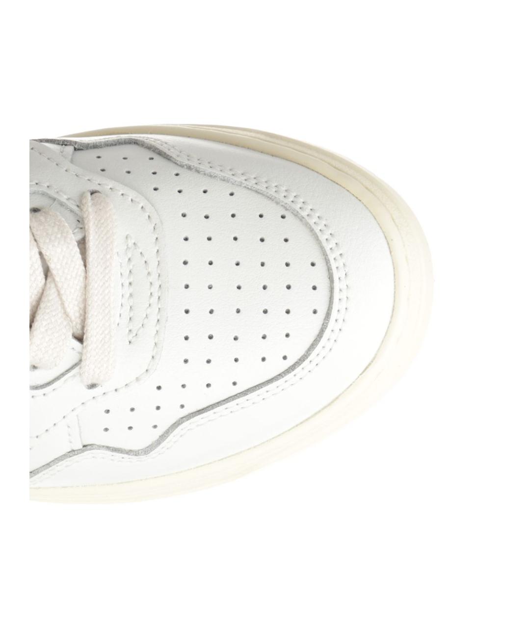 AUTRY Белые кожаные кроссовки, фото 4