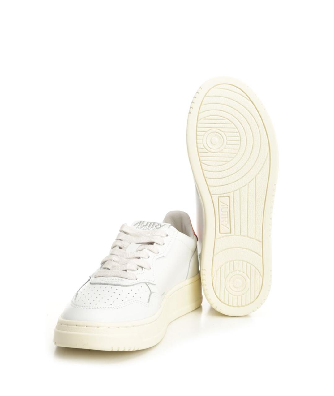 AUTRY Белые кожаные кроссовки, фото 5