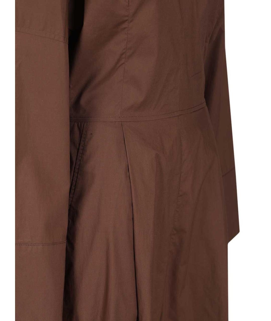 THELATEST Коричневый хлопковый комбинезон, фото 5