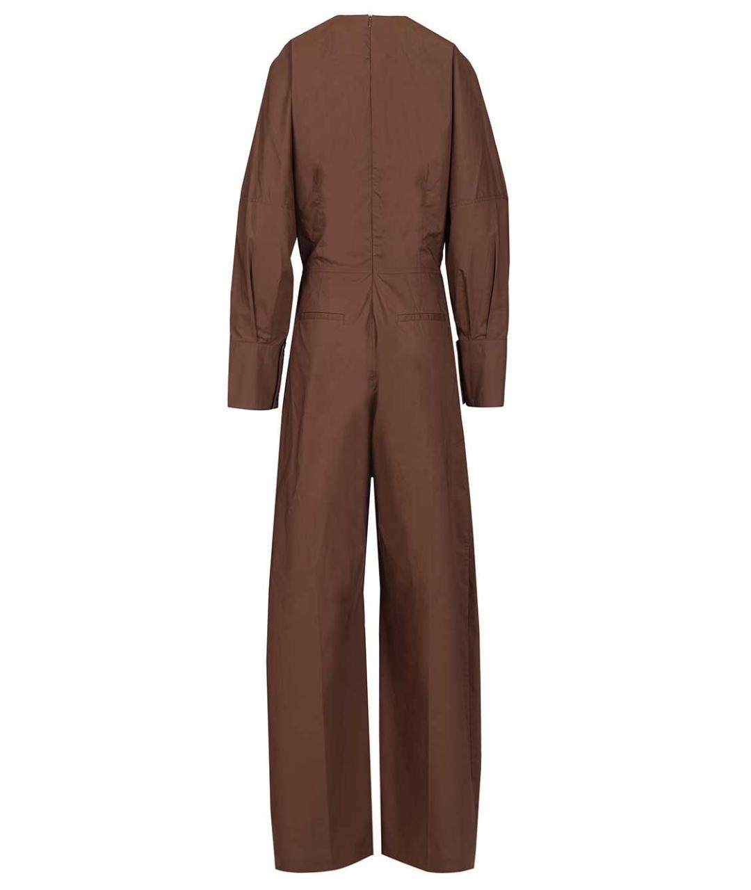 THELATEST Коричневый хлопковый комбинезон, фото 2