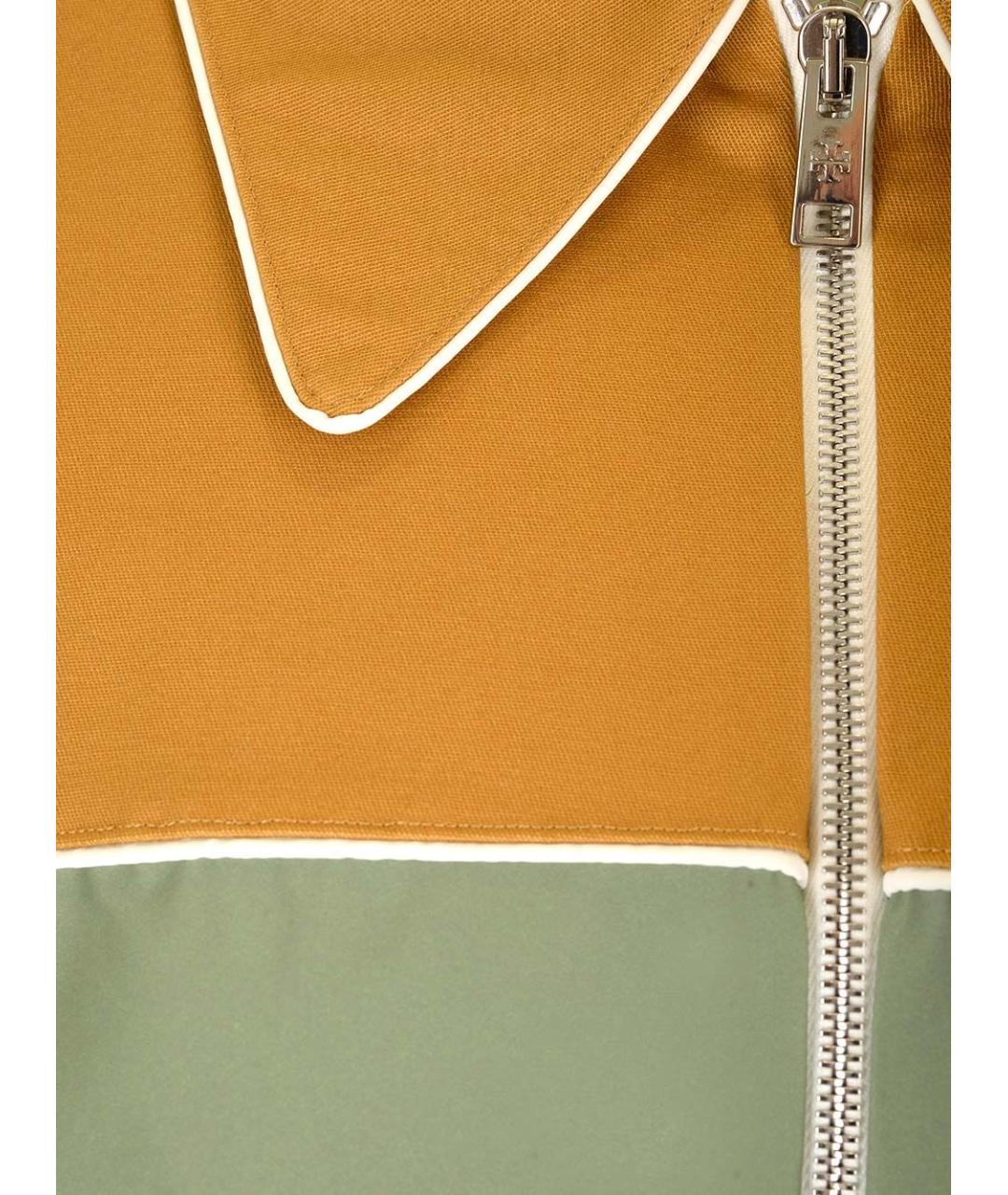 TORY BURCH Зеленая полиэстеровая куртка, фото 3