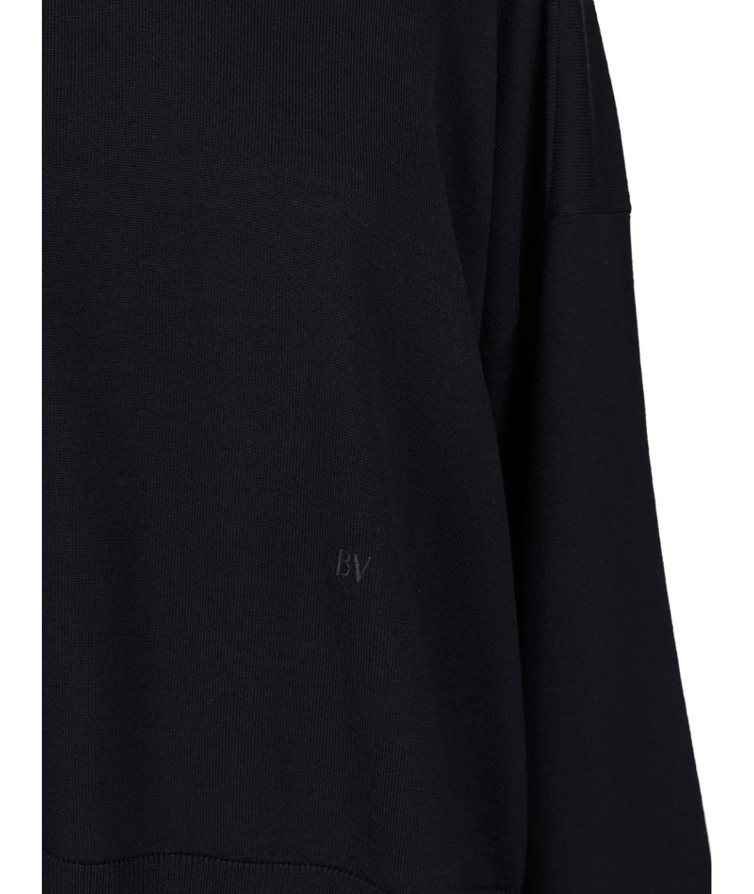 BOTTEGA VENETA Темно-синий шерстяной джемпер / свитер, фото 4