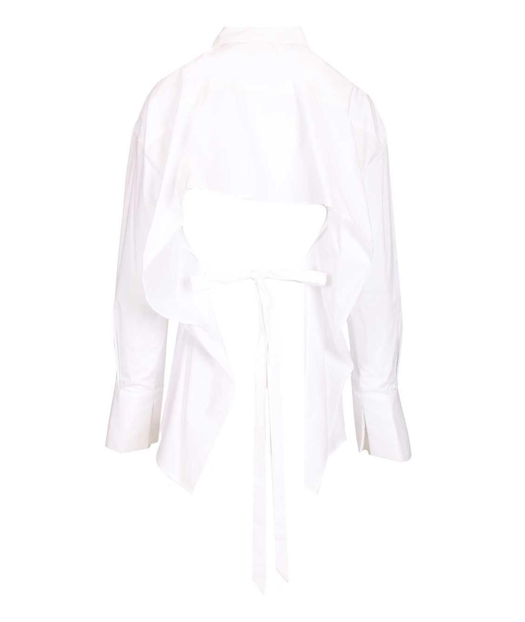 FEDERICA TOSI Белая хлопковая рубашка, фото 2