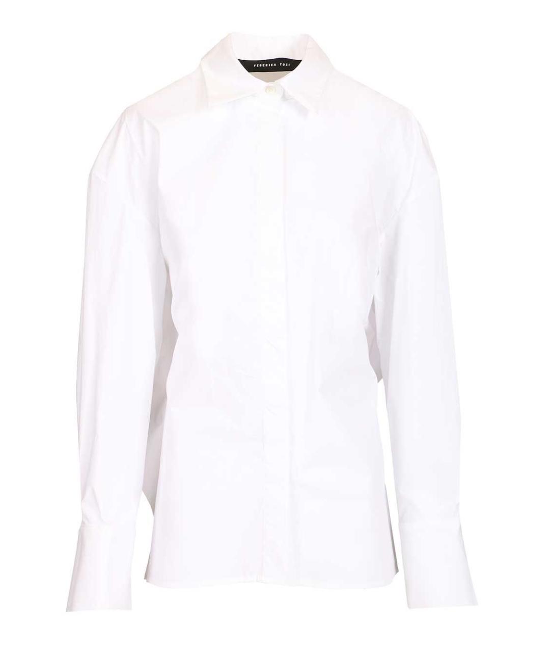FEDERICA TOSI Белая хлопковая рубашка, фото 1