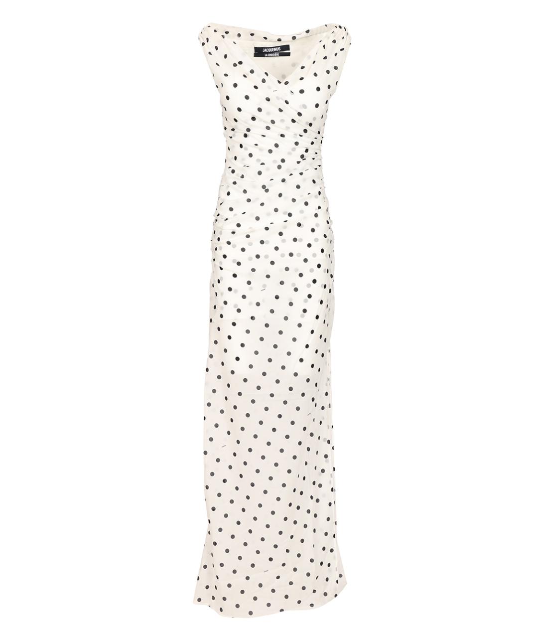 JACQUEMUS Белое коктейльное платье, фото 1