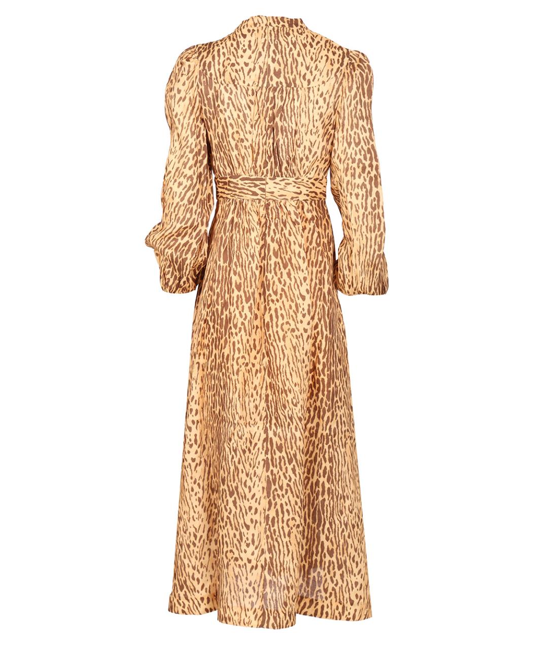 ZIMMERMANN Мульти льняное платье, фото 2