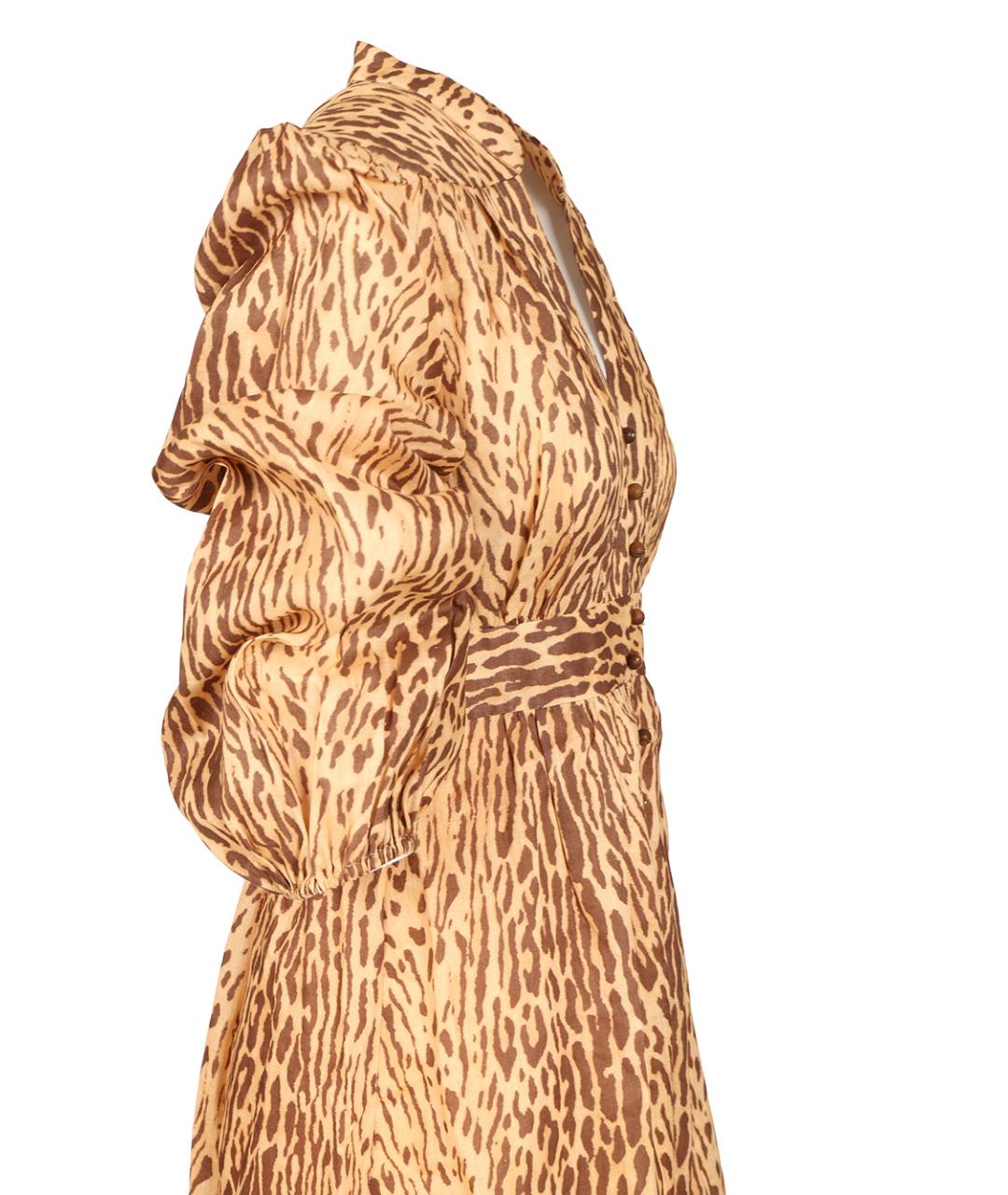 ZIMMERMANN Мульти льняное платье, фото 5