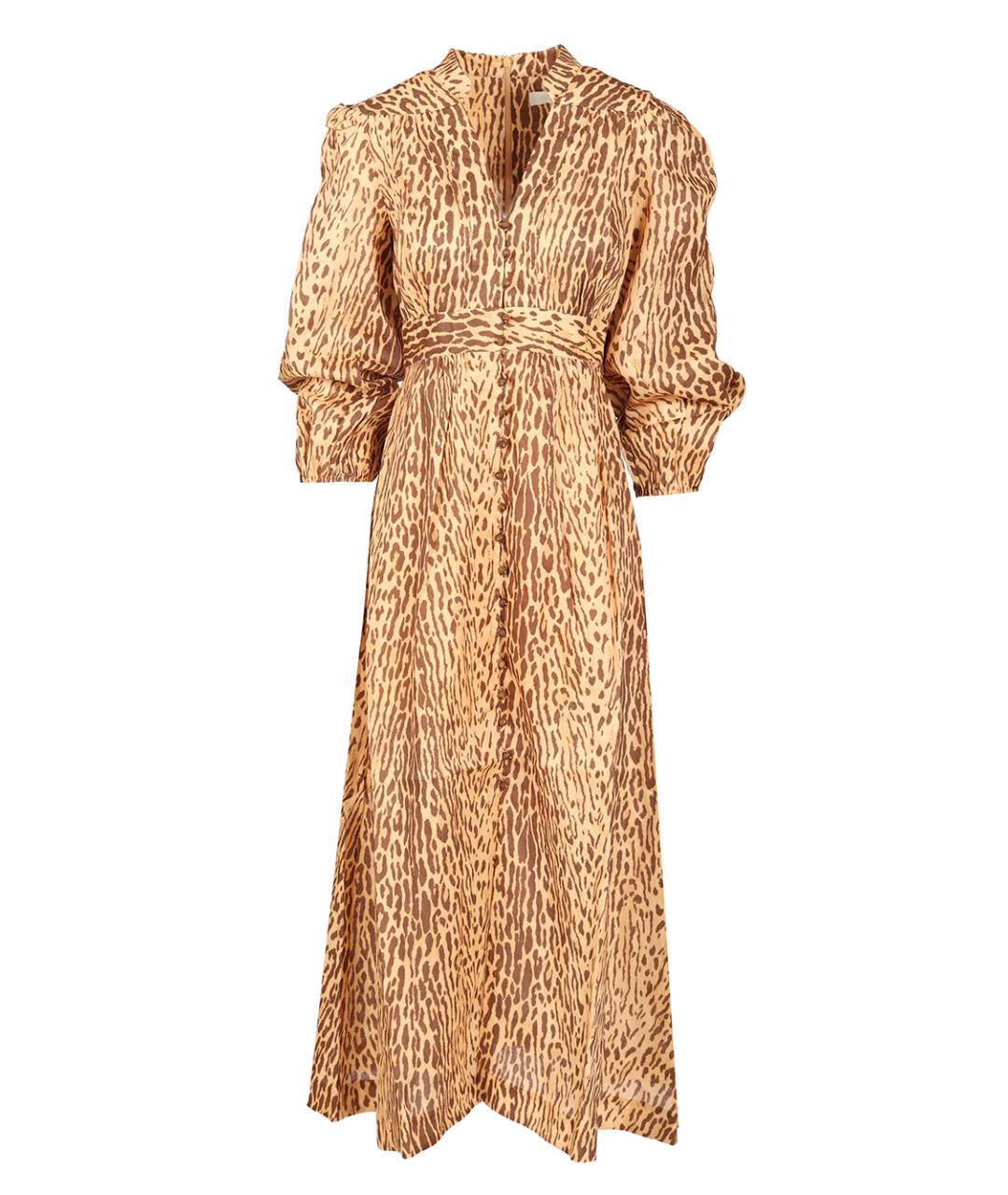 ZIMMERMANN Мульти льняное платье, фото 1