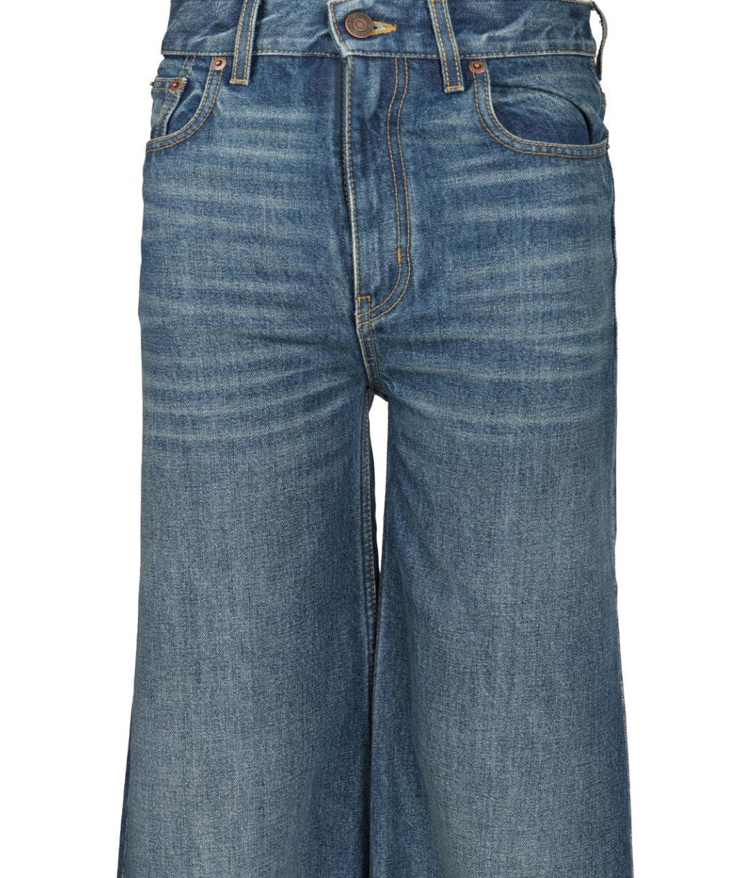 CHLOE Синие хлопковые джинсы клеш, фото 4