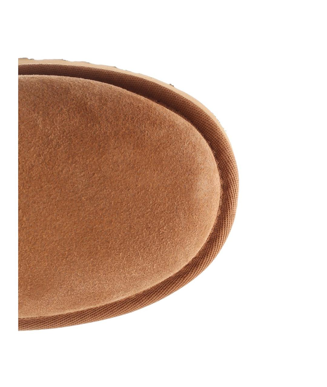 UGG AUSTRALIA Коричневые кожаные ботинки, фото 4