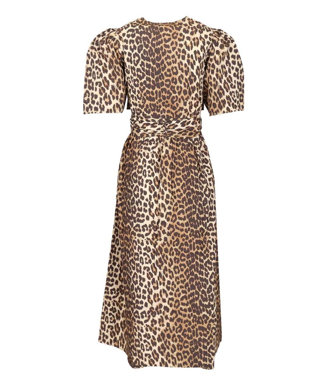 GANNI Мульти хлопковое повседневное платье, фото 2