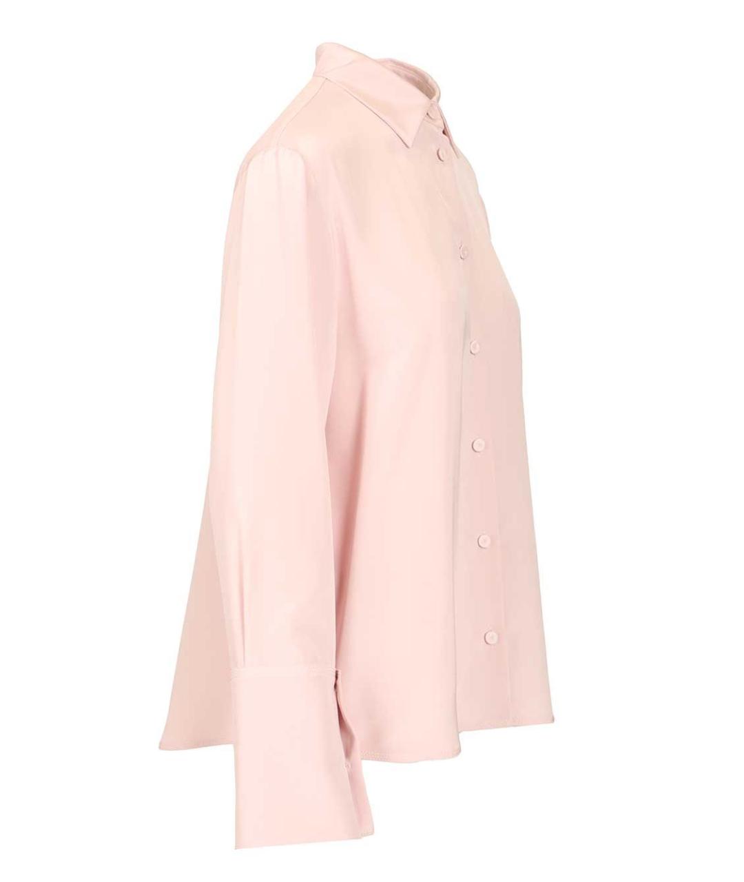MAX MARA Розовая шелковая рубашка, фото 3