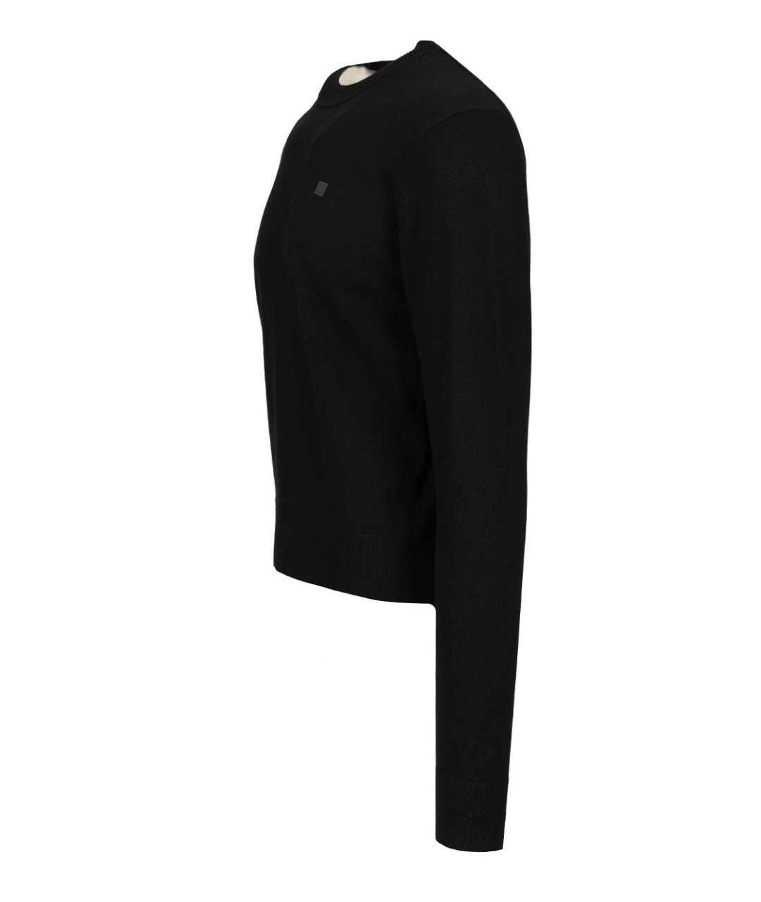ACNE STUDIOS Черный шерстяной джемпер / свитер, фото 3