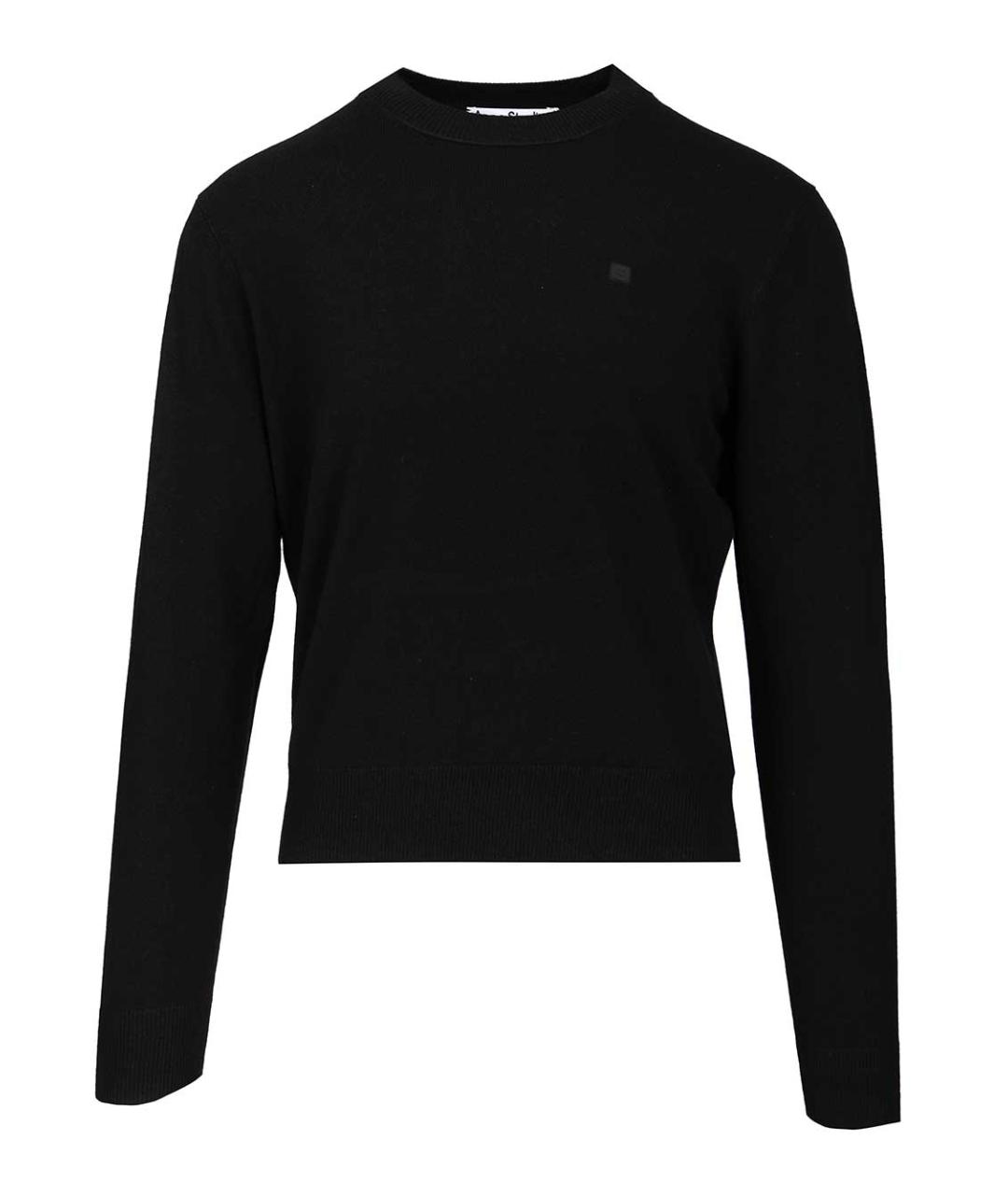 ACNE STUDIOS Черный шерстяной джемпер / свитер, фото 1