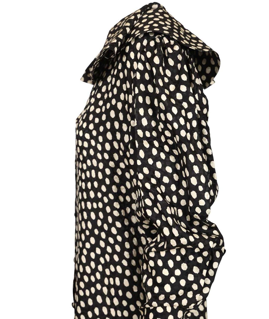 CHLOE Черное шелковое повседневное платье, фото 4