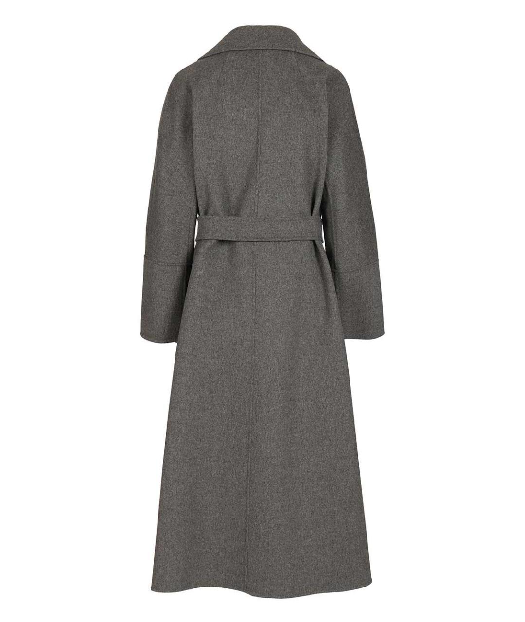 'S MAX MARA Серое шерстяное пальто, фото 2