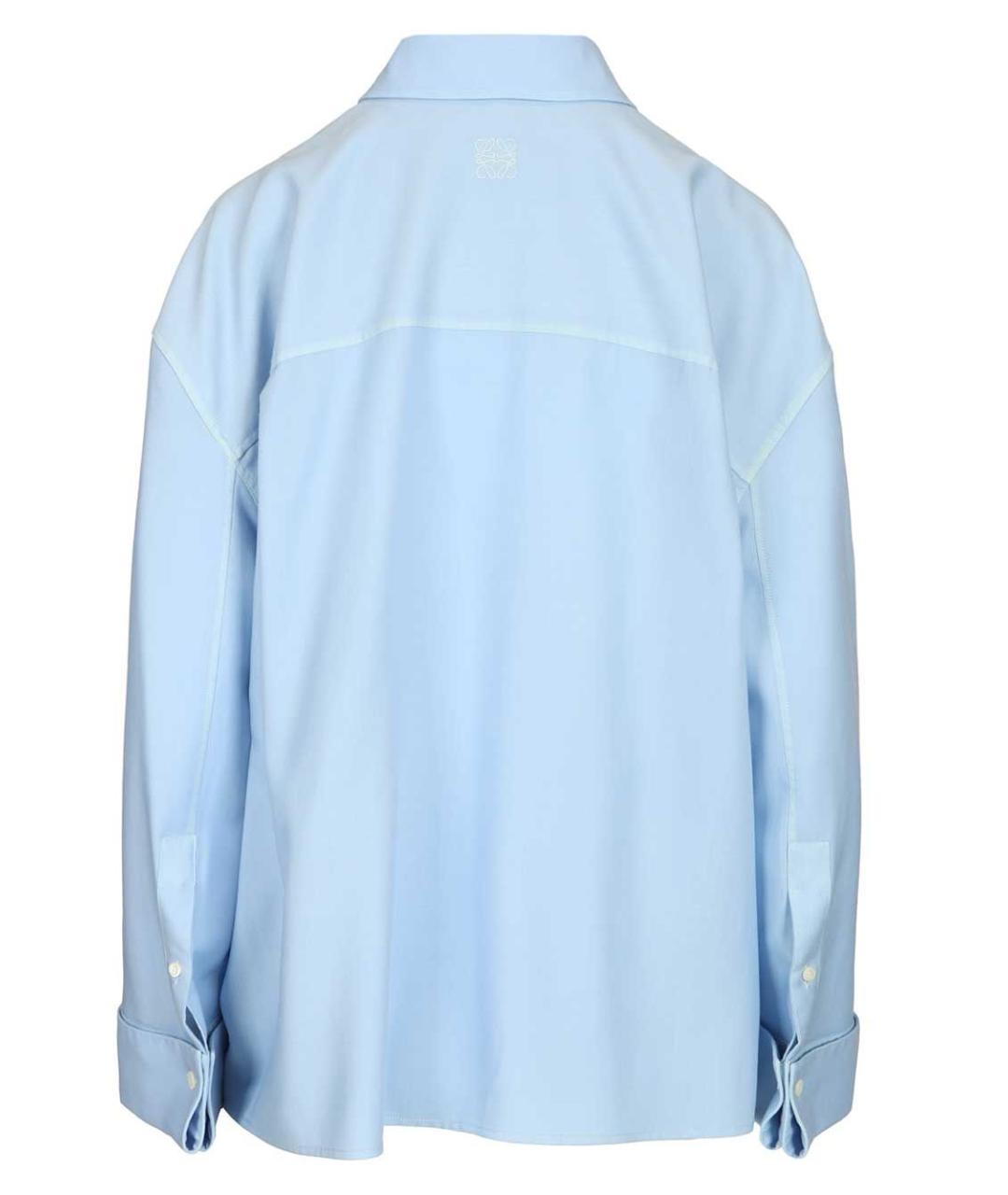 LOEWE Голубая шерстяная рубашка, фото 2